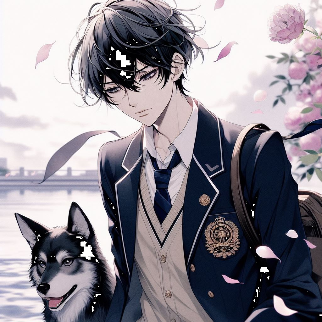 動物とお兄さん