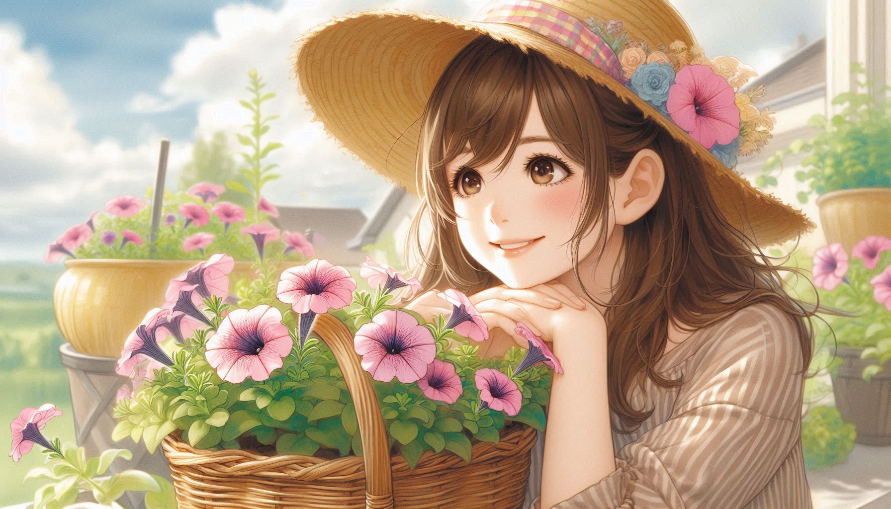 誕生花　0518 ペチュニア | の人気AIイラスト・グラビア