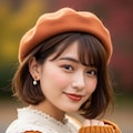 ベレー帽と秋色女子《Flow使ってみたんだもん》 6枚目