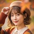 ベレー帽と秋色女子《Flow使ってみたんだもん》 8枚目