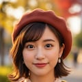 ベレー帽と秋色女子《Flow使ってみたんだもん》 4枚目