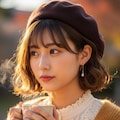 ベレー帽と秋色女子《Flow使ってみたんだもん》 10枚目