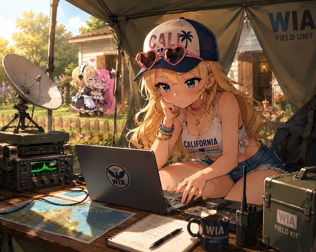 朝の機材チェック