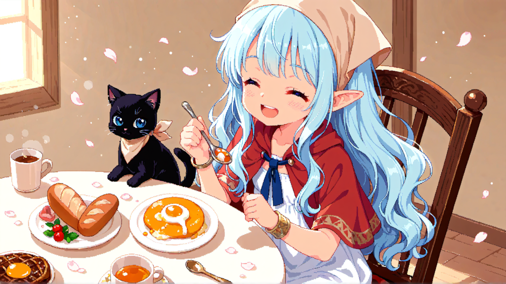 しあわせなひととき。
