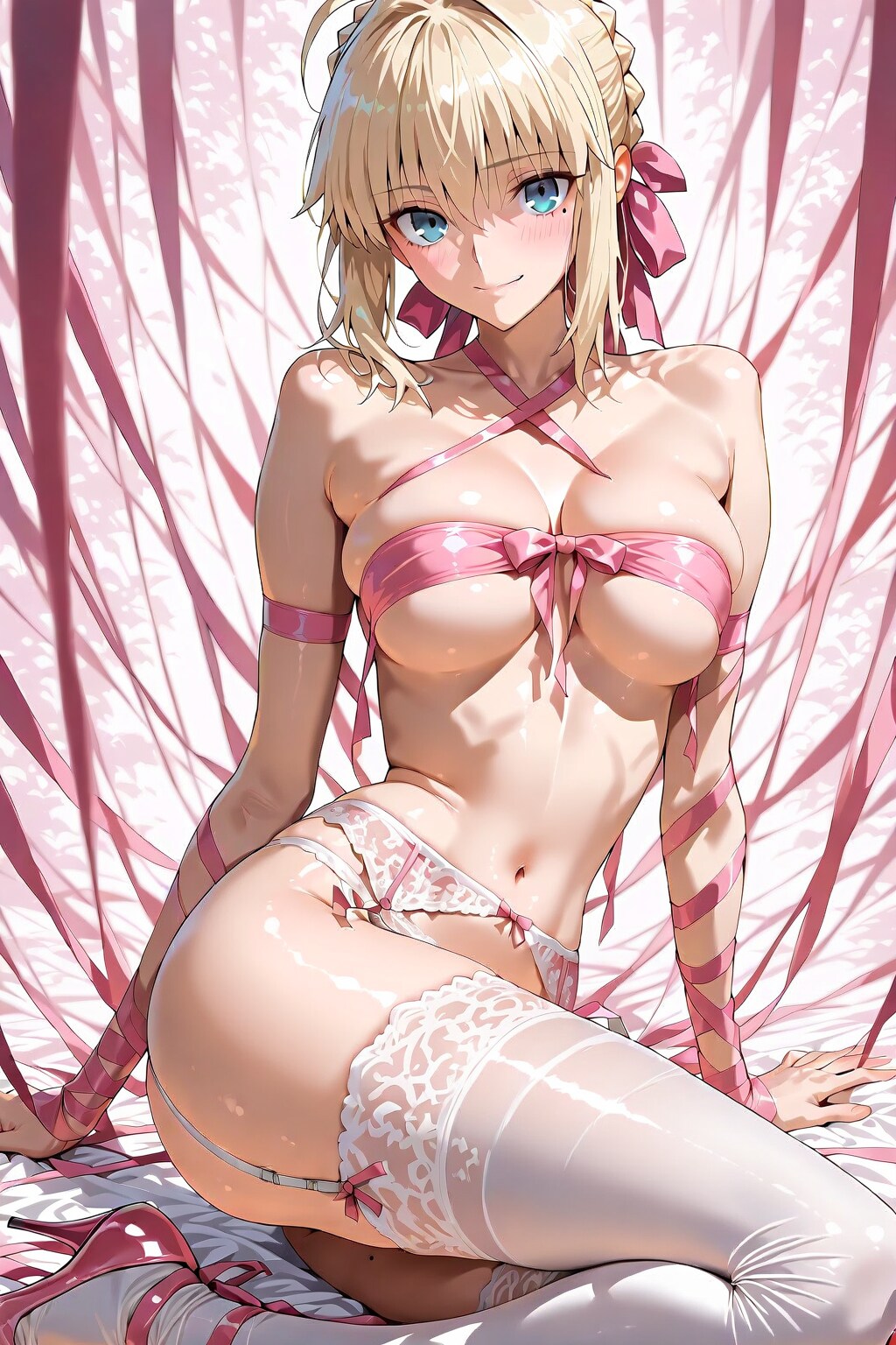 #LIME 版　セイバーの「ピンクリボン巻き」