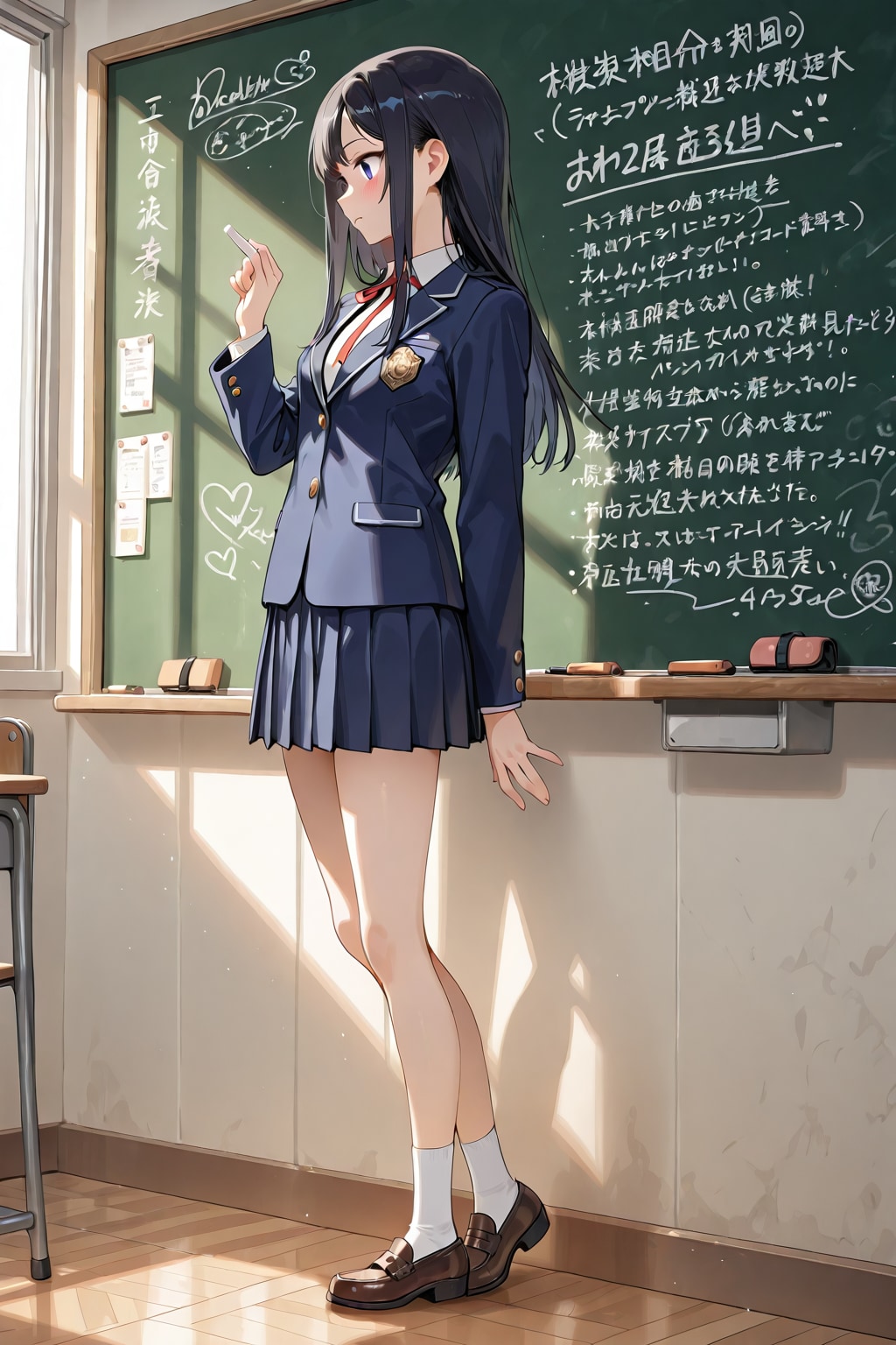 ホームルームの一コマ | の人気AIイラスト・グラビア