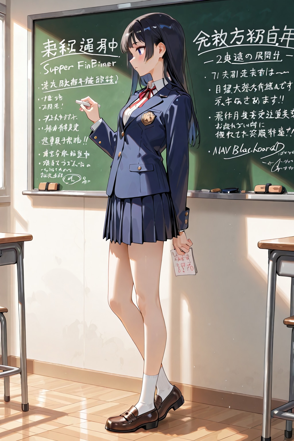 ホームルームの一コマ