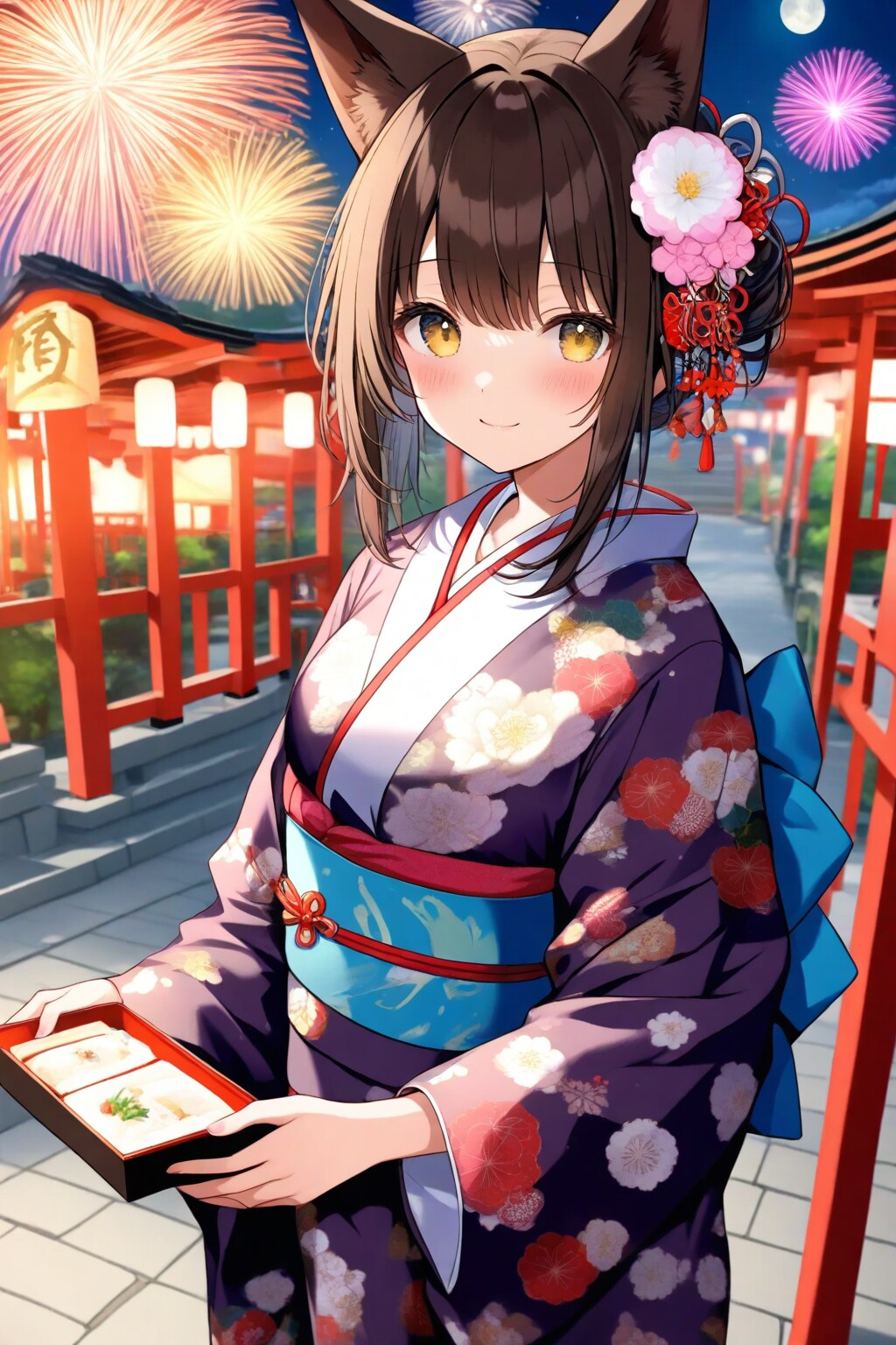 ちちぷい生成:オキツネ神社祭