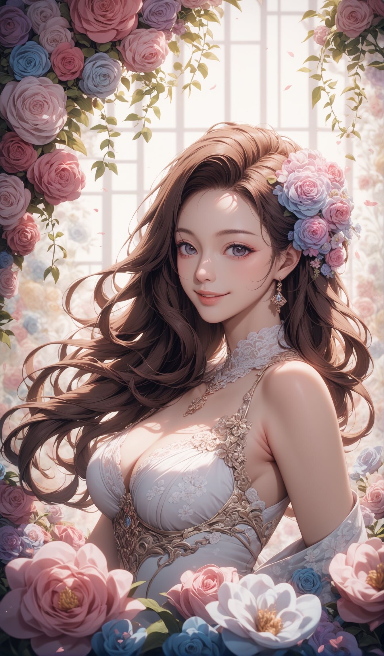 花光艶姫 | の人気AIイラスト・グラビア