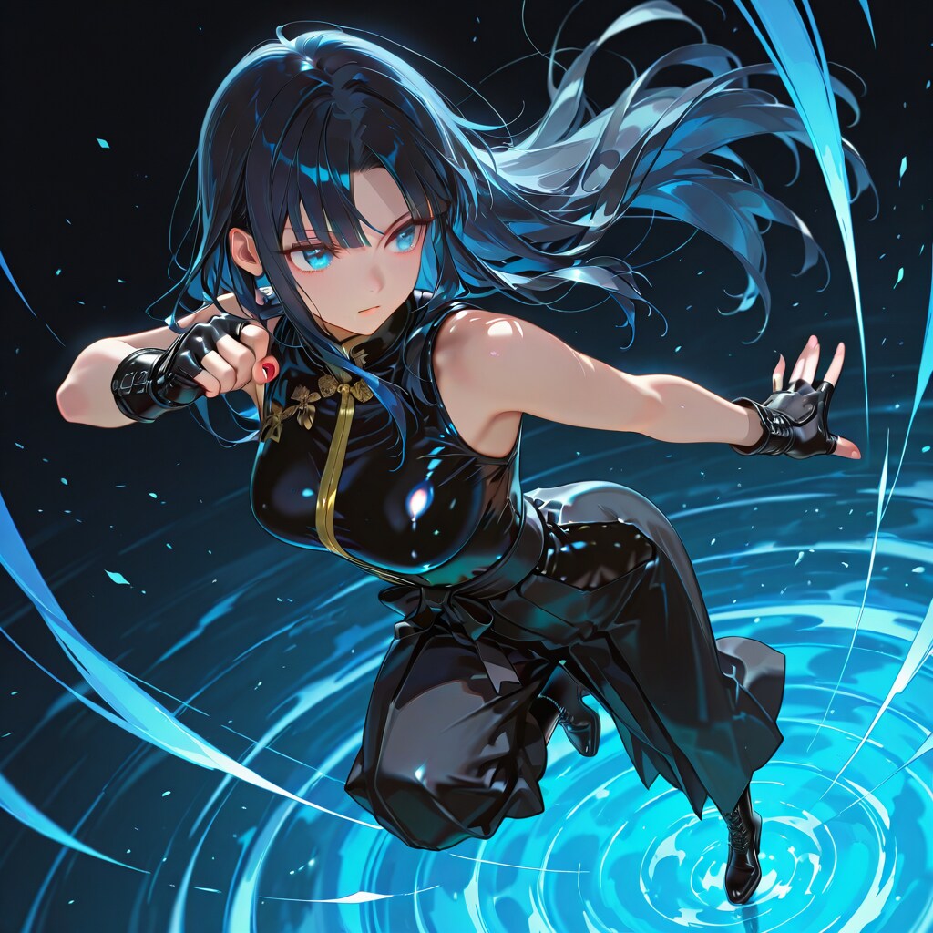 黒髪格闘家