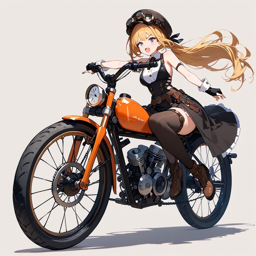 Speeding on a bike