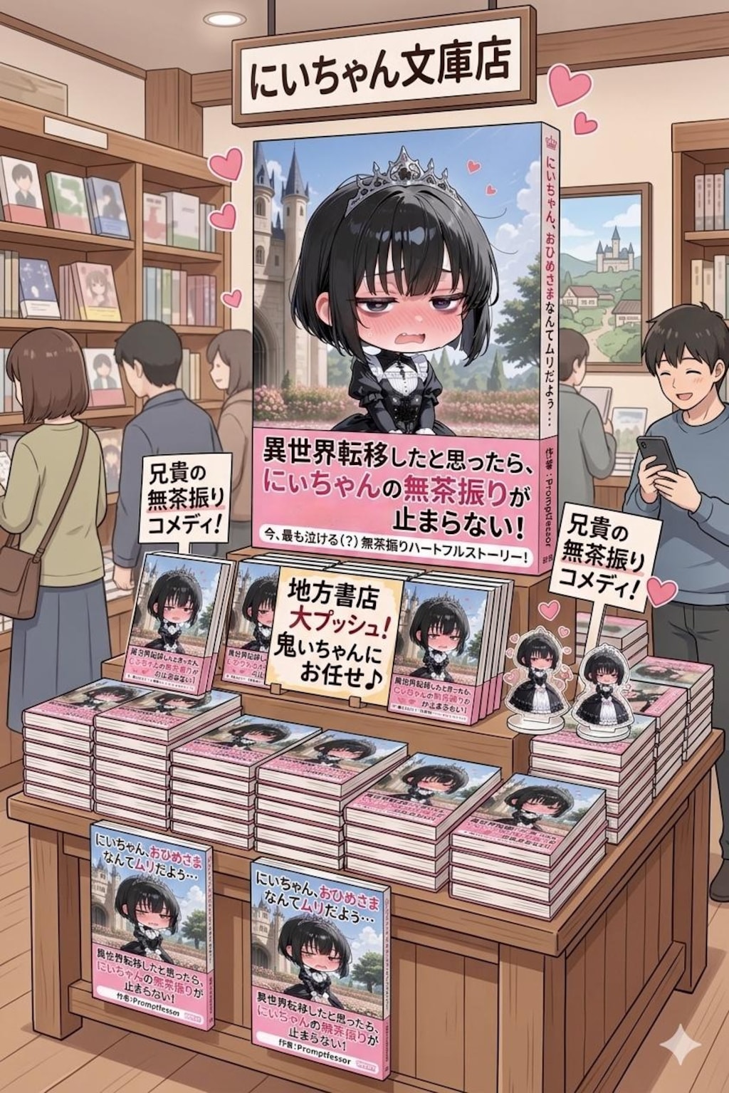 にいちゃん…いせかいてんいのらのべなんてムリだよぅ…