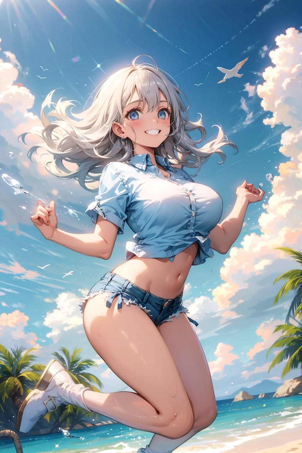 笑顔でジャンプ！