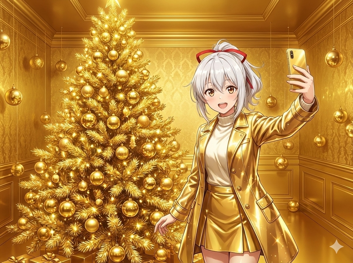 金玉だらけのクリスマス クリスマス6日前 | の人気AIイラスト・グラビア