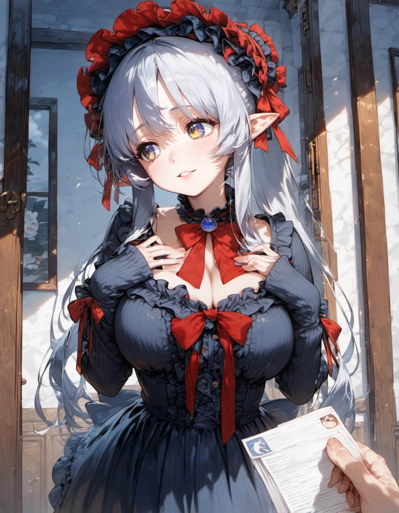 The Crimson Ribbon's Secret | の人気AIイラスト・グラビア