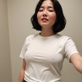 かわいいおばさんにブルマでおもらし自撮りしてもらう 8枚目
