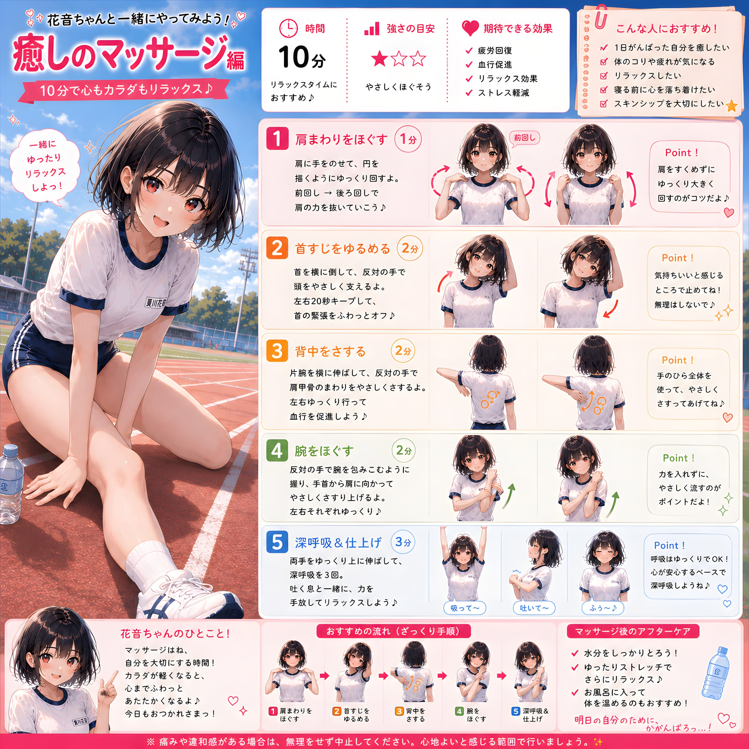 癒しのマッサージ ~ 黒髪ボブのブルマ娘１１５ ~