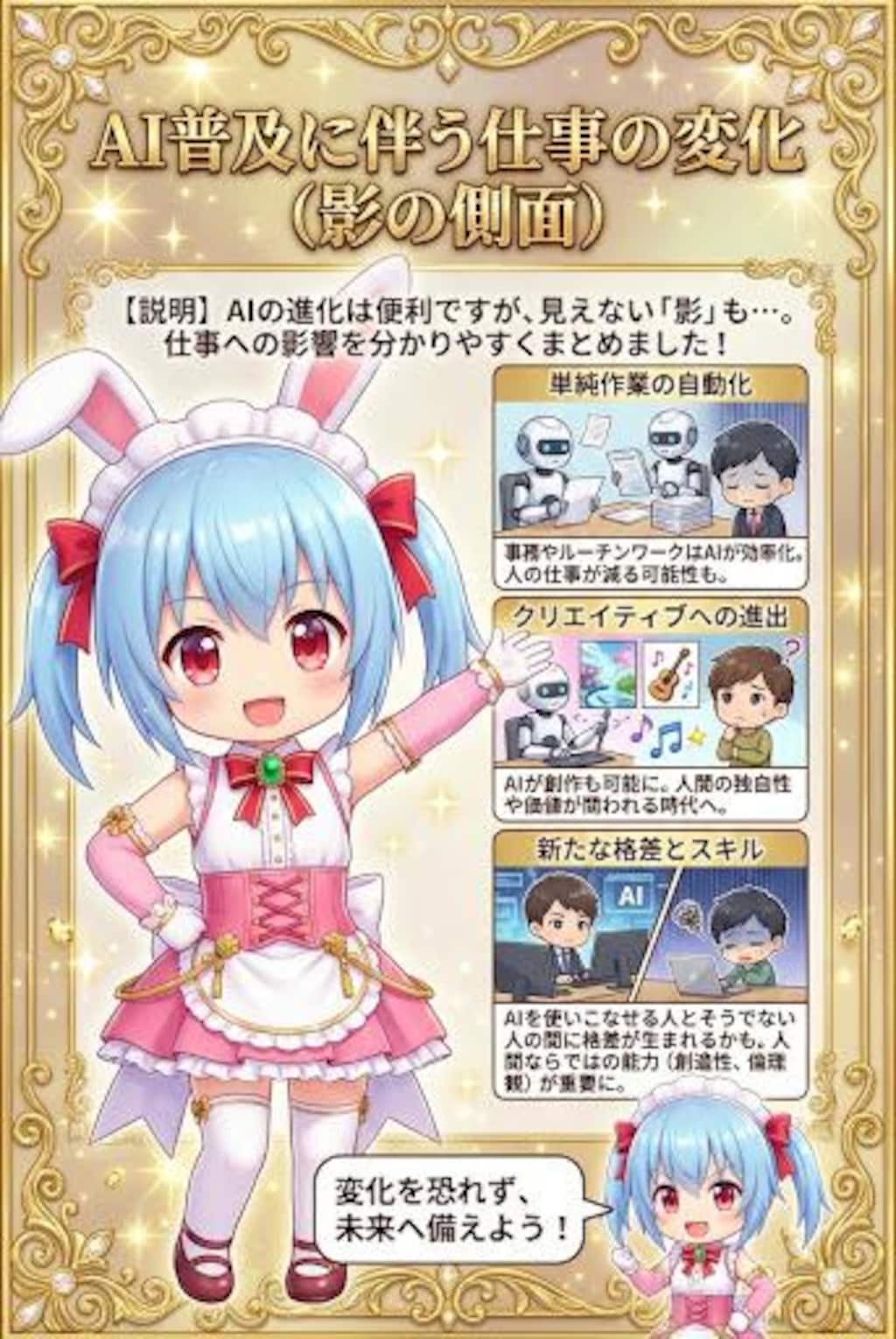 AI普及に伴う仕事の変化(影の側面)