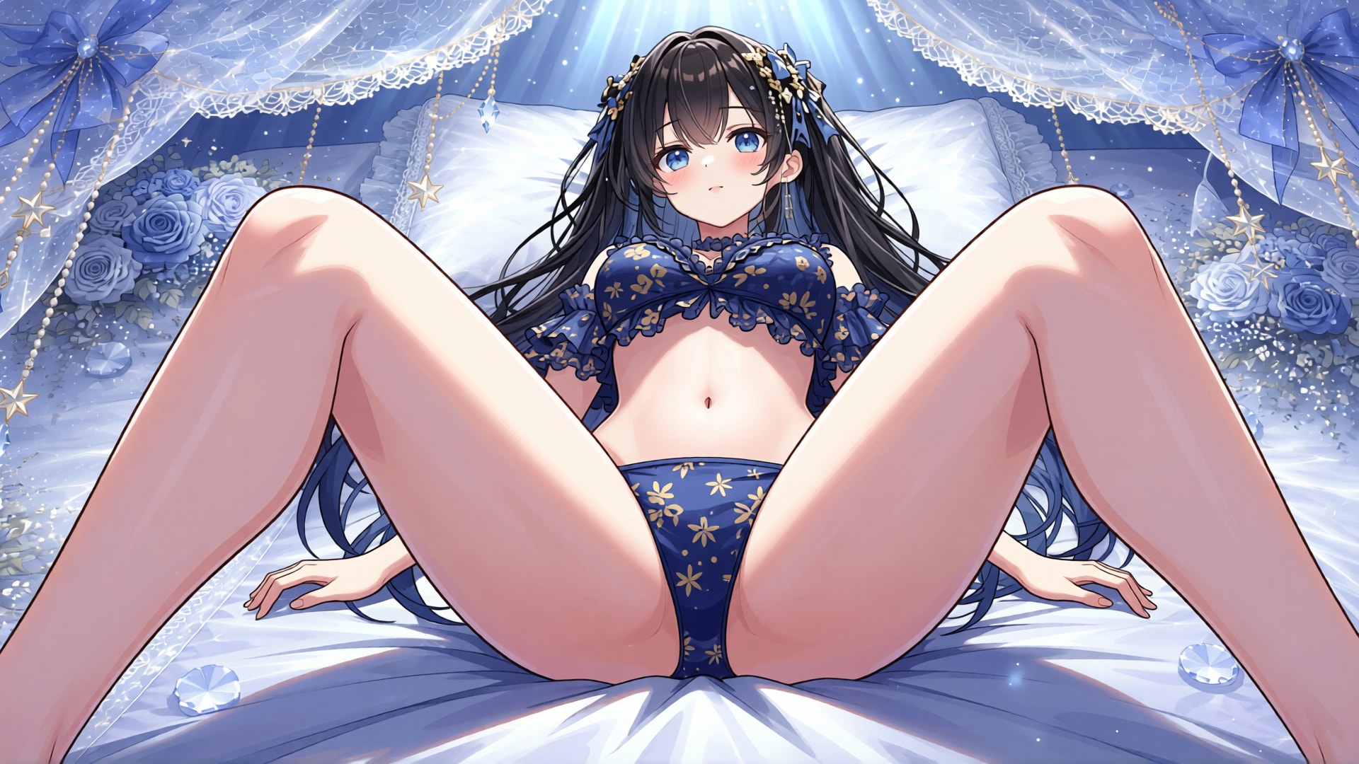 黒髪少女と水着　その9-6