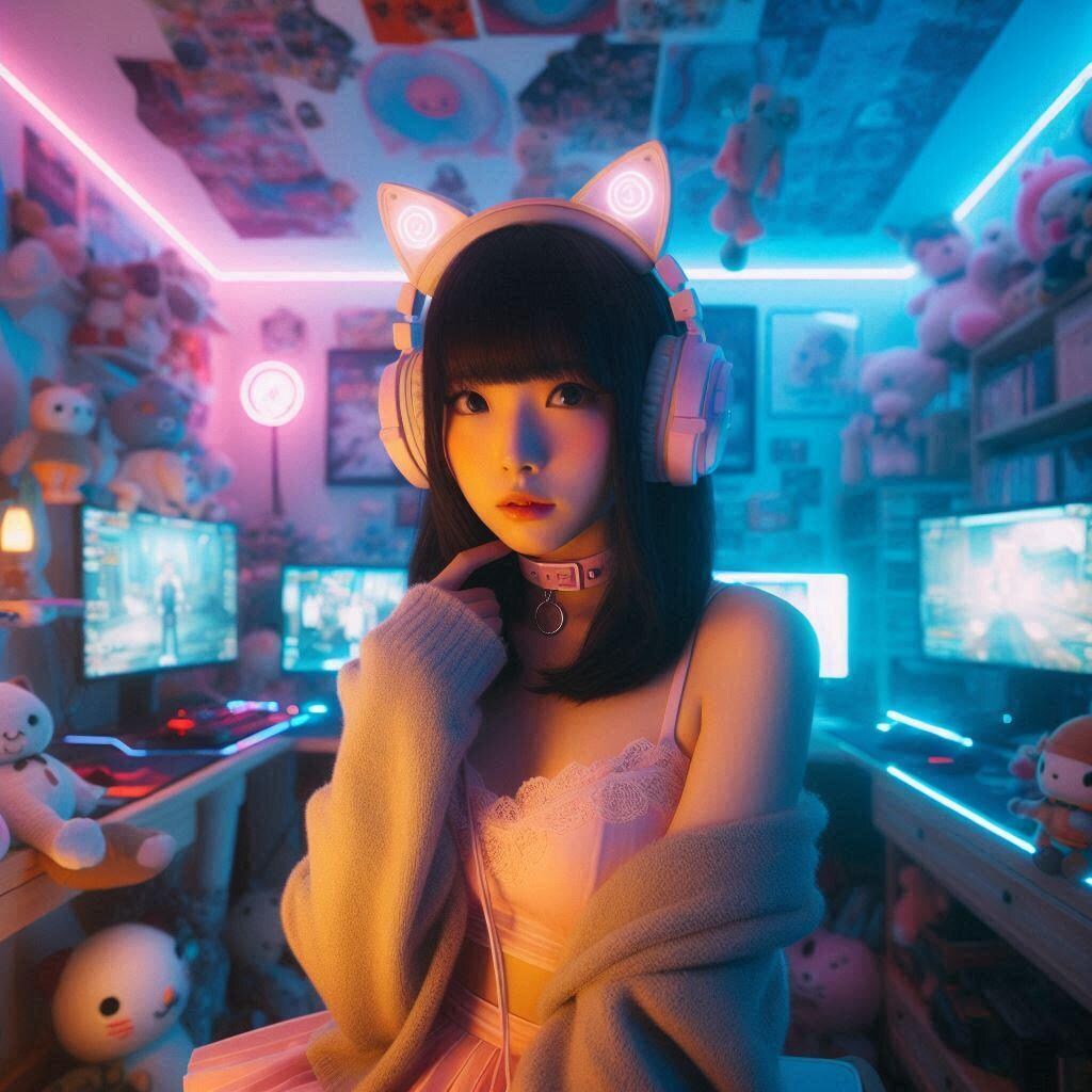 ゲームYouTuberの理想部屋🎮💖