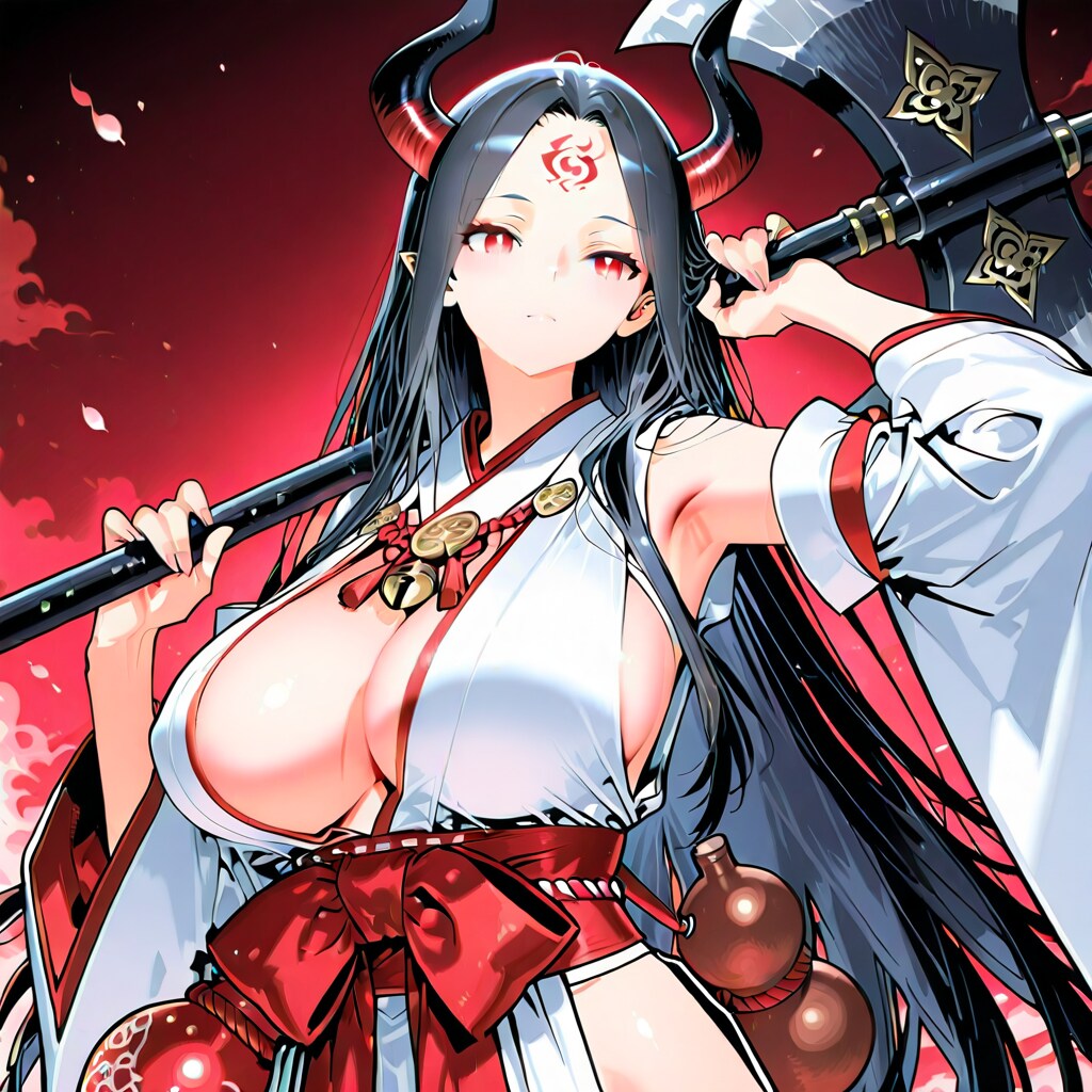 真面目モードの鬼さん