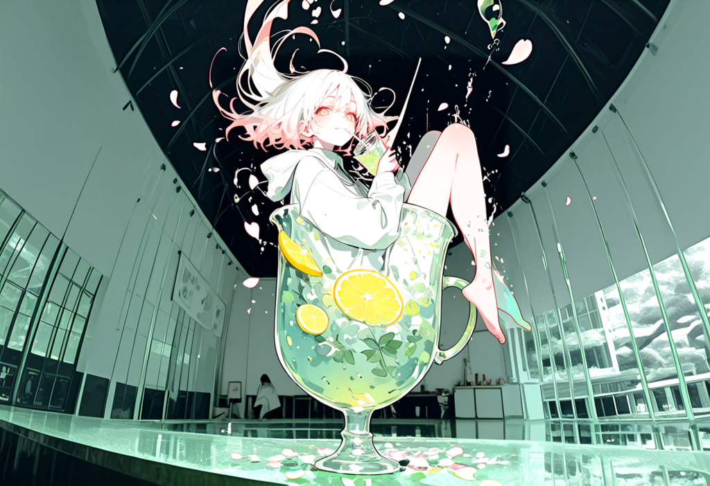 あまくてつめたいシュワシュワ