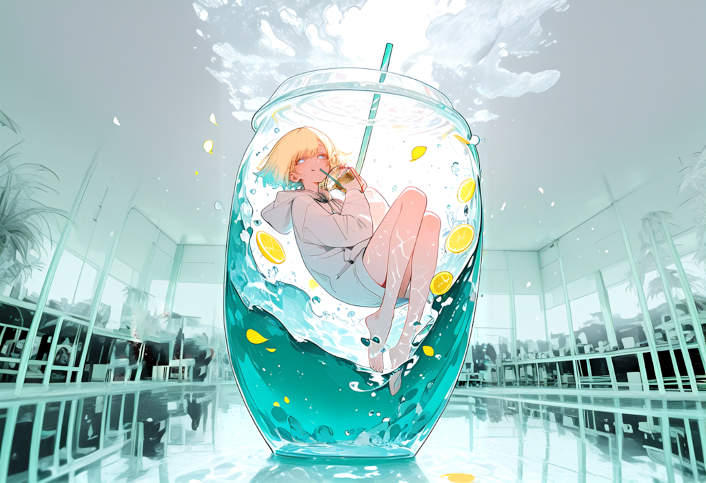 あまくてつめたいシュワシュワ