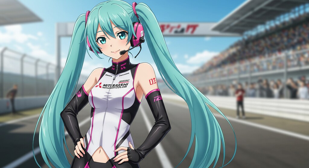 三菱レーシングスーツ初音ミク