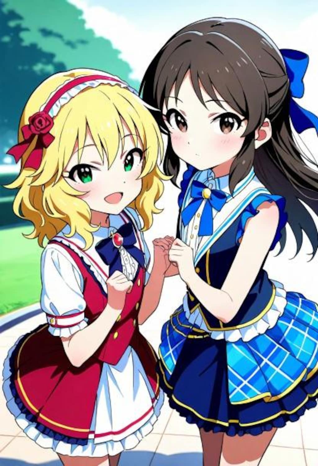 仲良し二人組（橘ありすと桜井桃華）