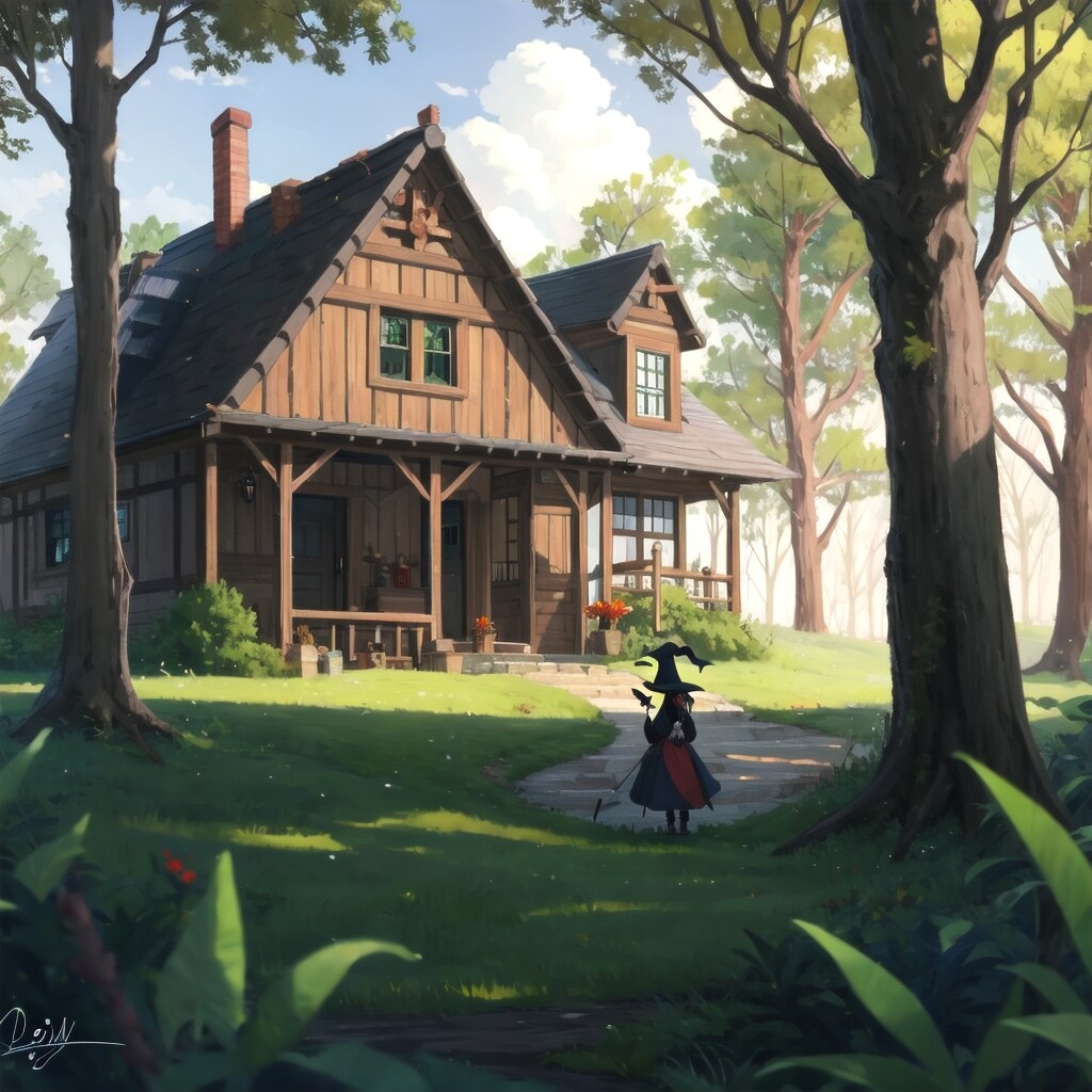 森の魔女の一軒家