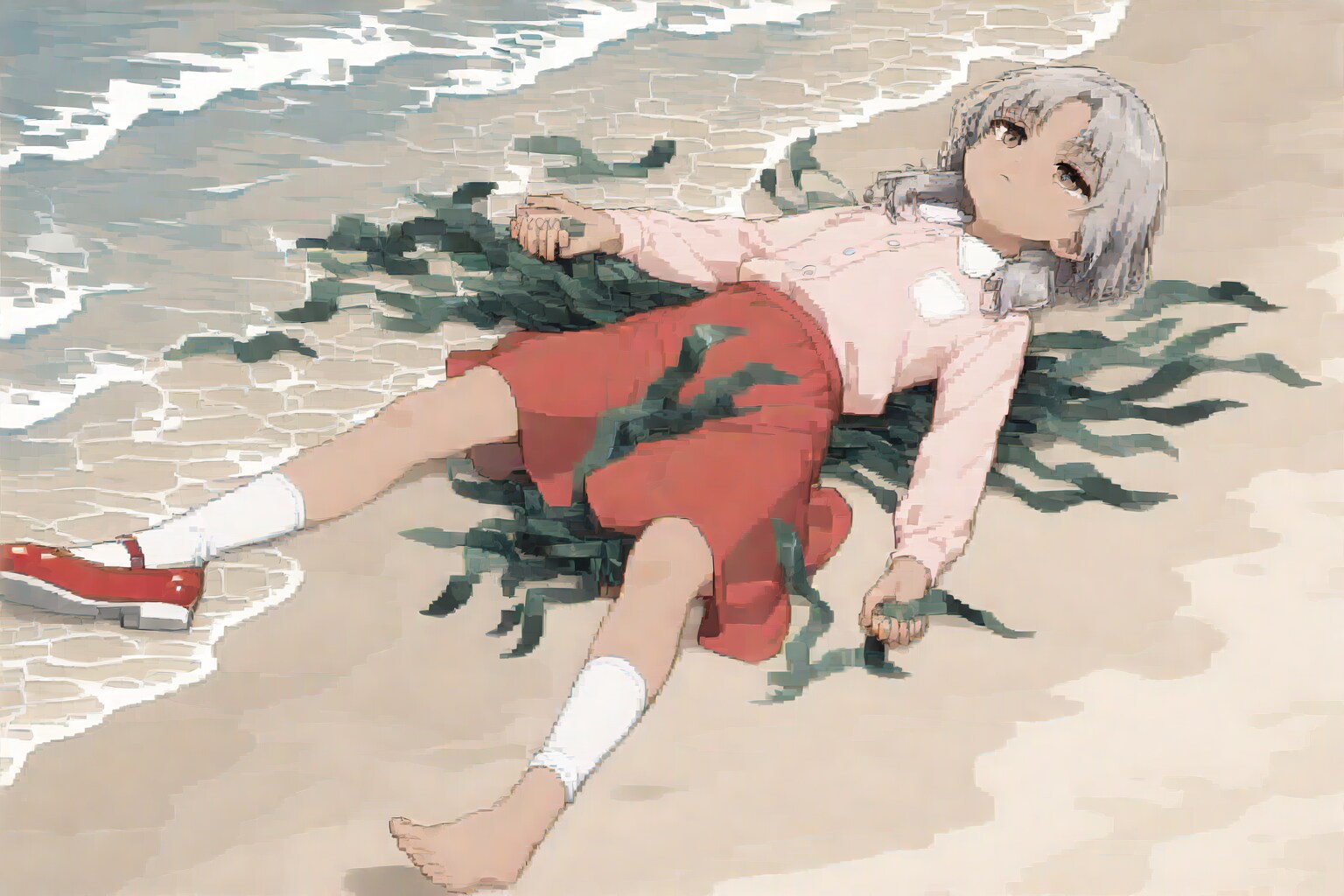 海藻と少女 | の人気AIイラスト・グラビア