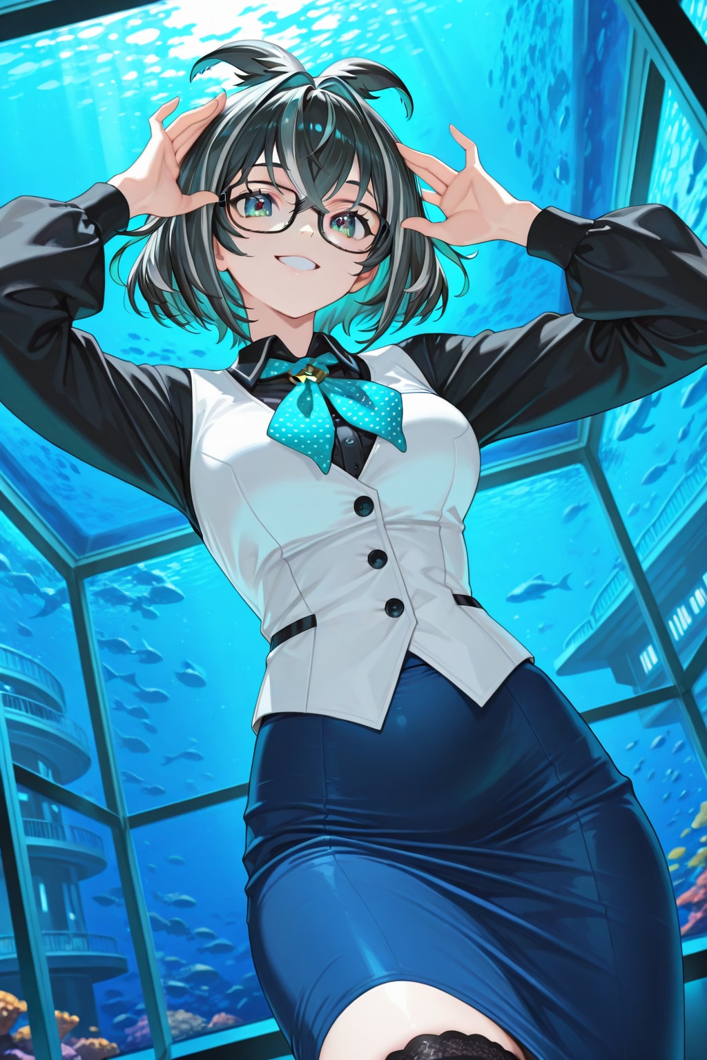 水族館デート　　　　　　　　　　　　　　　　　　　　　　　　　　🦉　大浦 るかこ　🦉