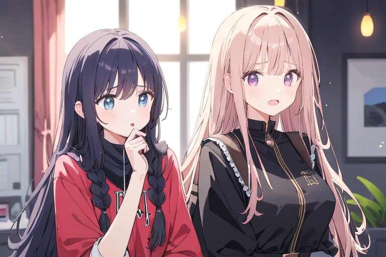 ふたりのあいうえお[あ] | の人気AIイラスト・グラビア