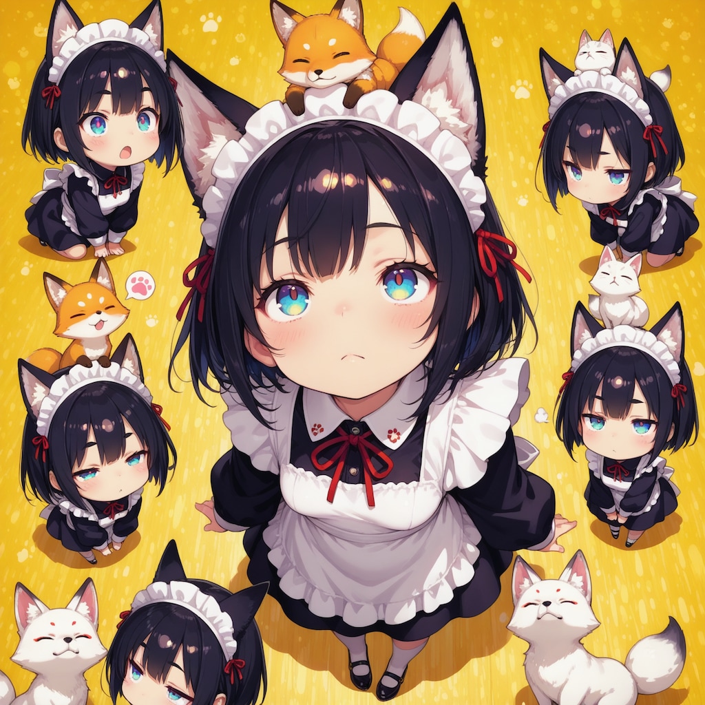 きつね乗せメイドチャレンジ