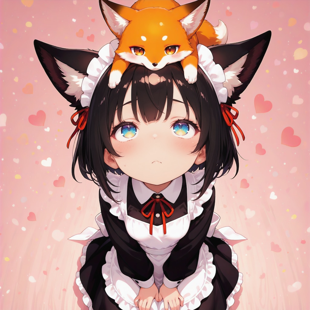 きつね乗せメイドチャレンジ