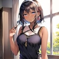 褐色ショートボブ娘 3枚目