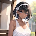 褐色ショートボブ娘 11枚目