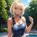 褐色ショートボブ娘 6枚目