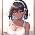 褐色ショートボブ娘 9枚目