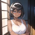 褐色ショートボブ娘 5枚目