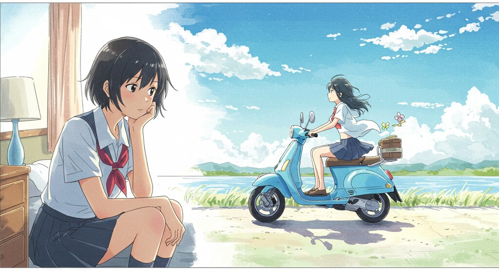 空想する少女⑩-ImageFX編