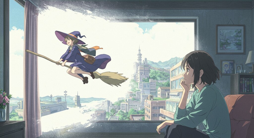 空想する少女⑩-ImageFX編