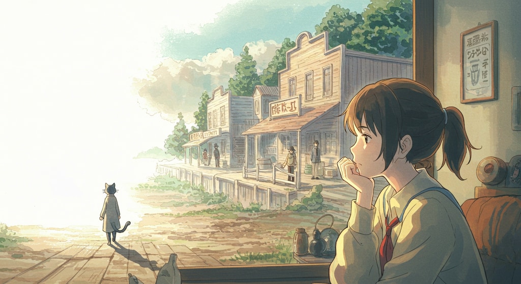 空想する少女⑩-ImageFX編