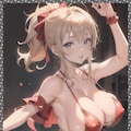 巨乳痴女　 big breasted slut 2枚目