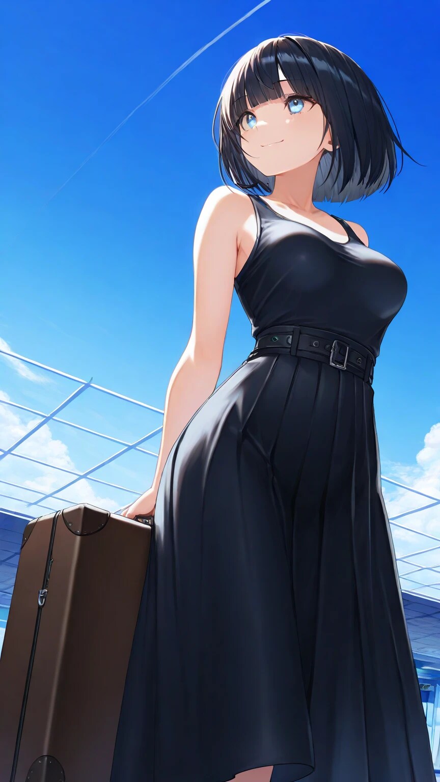 旅の黒髪栞さん