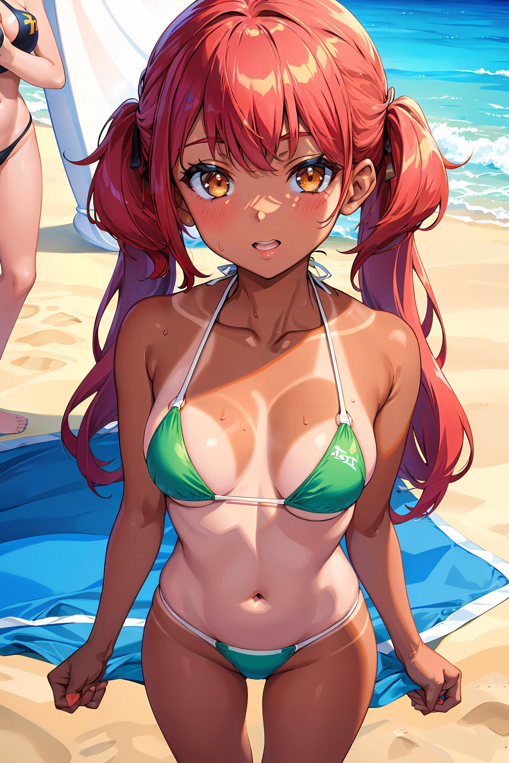 褐色美女♪