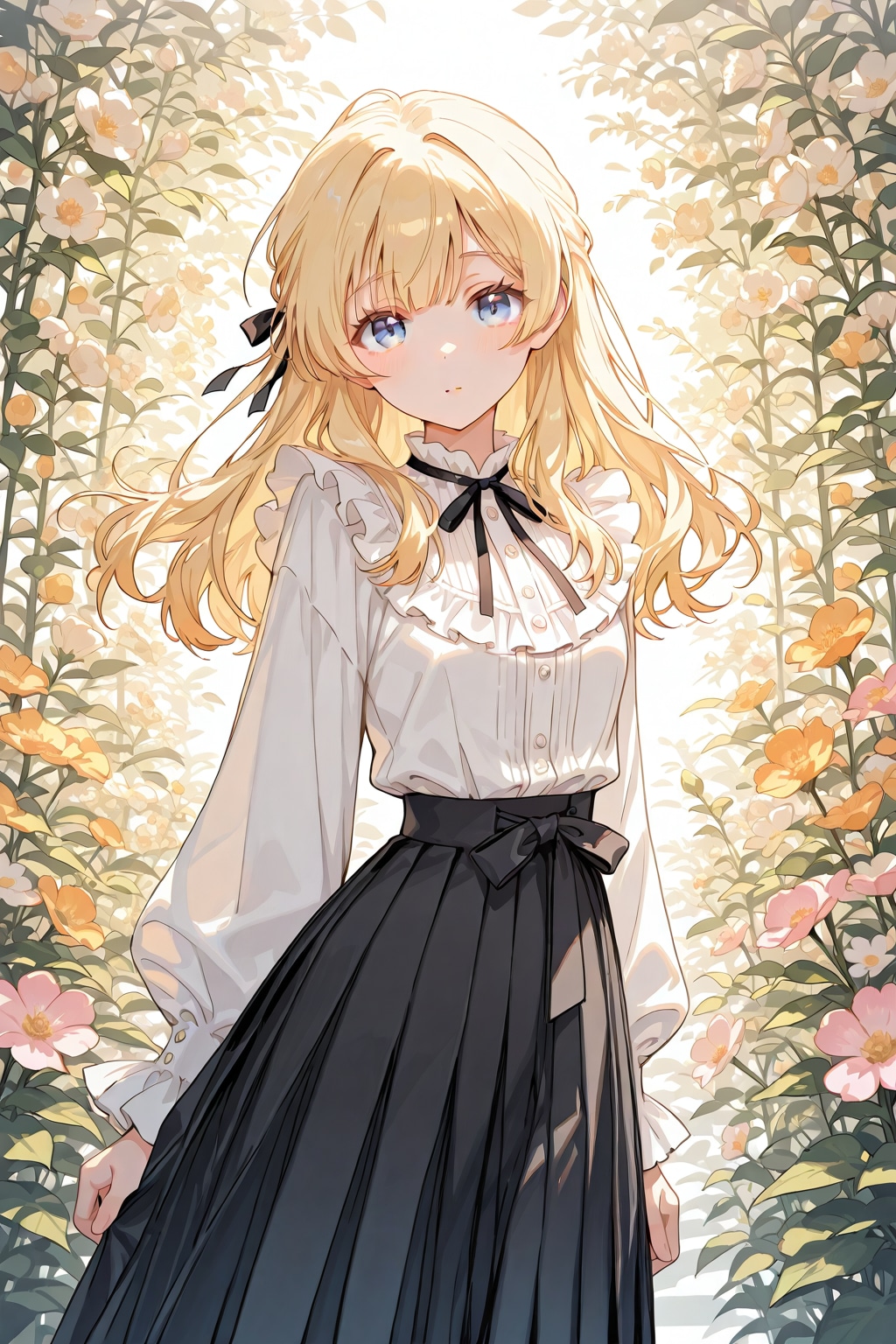 金髪少女　耽美 | の人気AIイラスト・グラビア