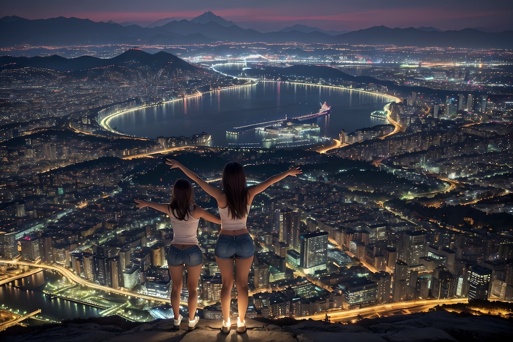 展望台からの夜景