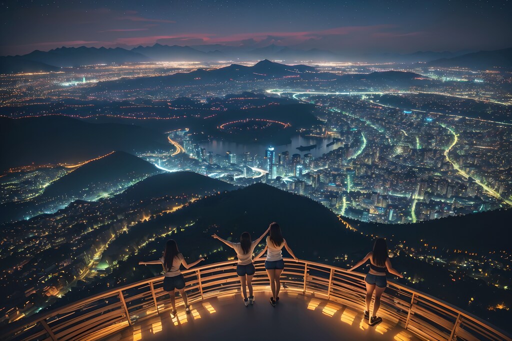 展望台からの夜景