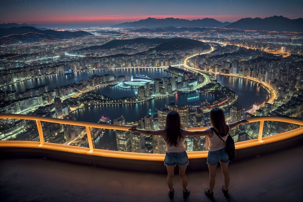 展望台からの夜景